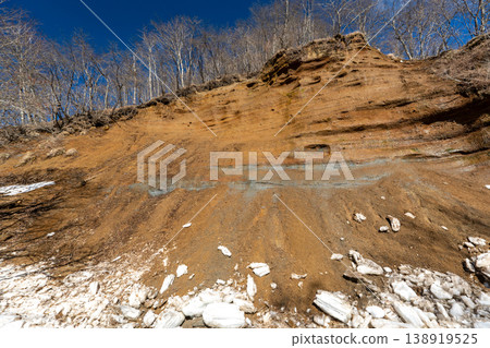 赤城山積雪覆蓋的登山路線及週邊地區 赤城山積雪覆蓋的登山路線及週邊地區 138919525