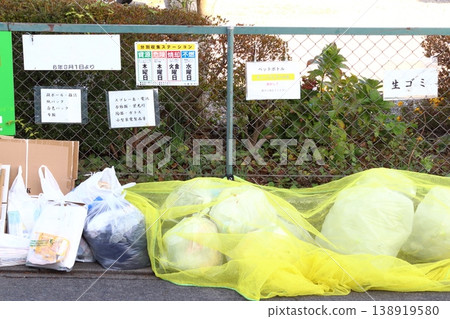 井然有序的垃圾處理區(栃木縣宇都宮市) 井然有序的垃圾處理區(栃木縣宇都宮市) 138919580