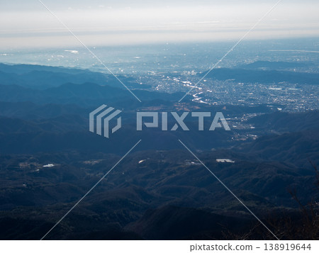 赤城山積雪覆蓋的登山路線及週邊地區 138919644