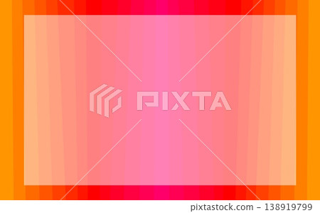 Gradient frame, white space, stripe pattern, orange, pink Gradient frame, white space, stripe pattern, orange, pink 138919799