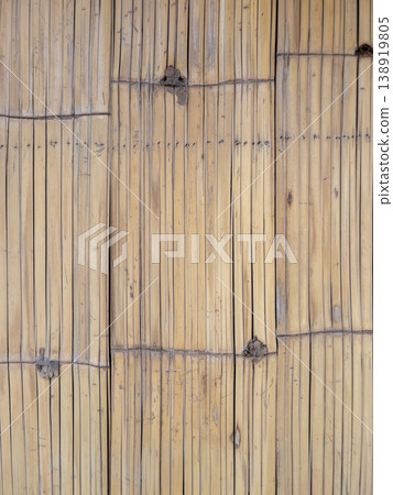 Sustainable Flattened Bamboo Slat Wall Texture Sustainable Flattened Bamboo Slat Wall Texture 138919805