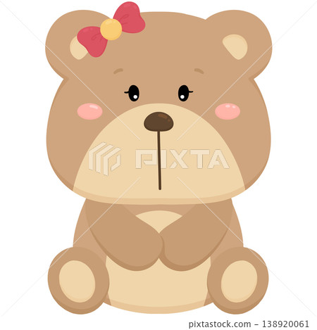 Cute teddy bear  138920061