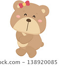 Cute teddy bear  138920085