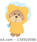Cute teddy bear  138920086