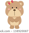 Cute teddy bear  138920087