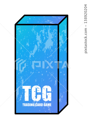 一張集換式卡牌遊戲盒的圖片。購買卡盒。水屬性。 138920204