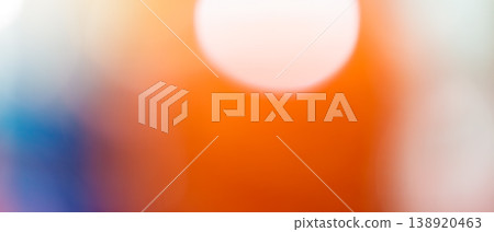 Abstract orange and blue gradient background with bright white bokeh circle and copy space Abstract orange and blue gradient background with bright white bokeh circle and copy space 138920463