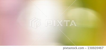 Soft pink and green gradient abstract background with blurred bokeh circle and copy space Soft pink and green gradient abstract background with blurred bokeh circle and copy space 138920467
