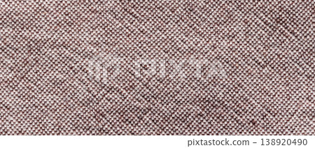Pink mauve woven fabric texture background with geometric diamond pattern close-up 138920490