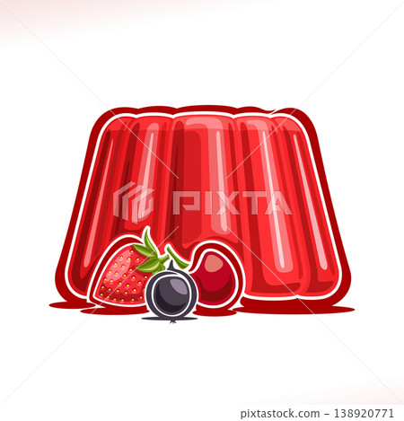 Vector logo for Strawberry Jelly Vector logo for Strawberry Jelly 138920771