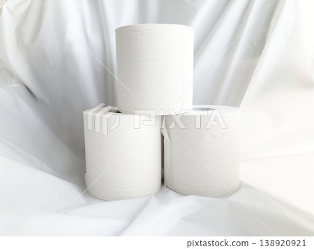 A stockpile of essential goods: toilet paper, daily necessities, and supplies. A stockpile of essential goods: toilet paper, daily necessities, and supplies. 138920921