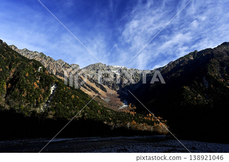 Kamikochi in November, Mt. Hotaka (Photo taken on the right bank of the Azusa River, near Kappa Bridge) Kamikochi in November, Mt. Hotaka (Photo taken on the right bank of the Azusa River, near Kappa Bridge) 138921046
