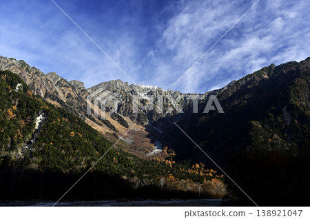 Kamikochi in November, Mt. Hotaka (Photo taken on the right bank of the Azusa River, near Kappa Bridge) Kamikochi in November, Mt. Hotaka (Photo taken on the right bank of the Azusa River, near Kappa Bridge) 138921047