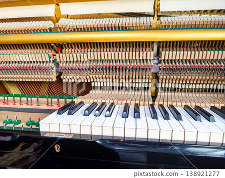 Disassembling an upright piano: Keys and hammers Disassembling an upright piano: Keys and hammers 138921277