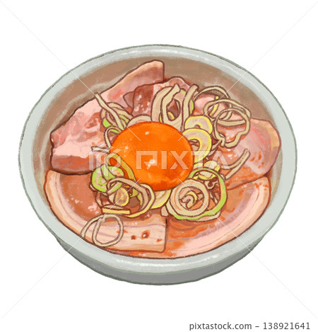 烤豬肉飯,叉燒飯 烤豬肉飯,叉燒飯 138921641