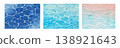 Watercolor background depicting the shimmering surface of water. 138921643