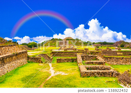 The remnants of a dream at the Monte Alban archaeological site, a World Heritage Site. 138922432