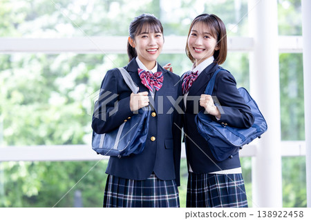 High school girls having fun 138922458