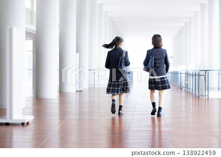 High school girls having fun 138922459