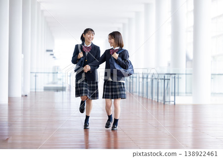 High school girls having fun High school girls having fun 138922461