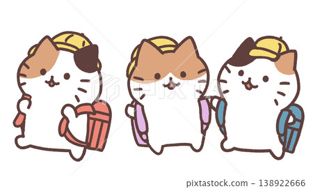 小學生手繪的貓咪插圖 小學生手繪的貓咪插圖 138922666