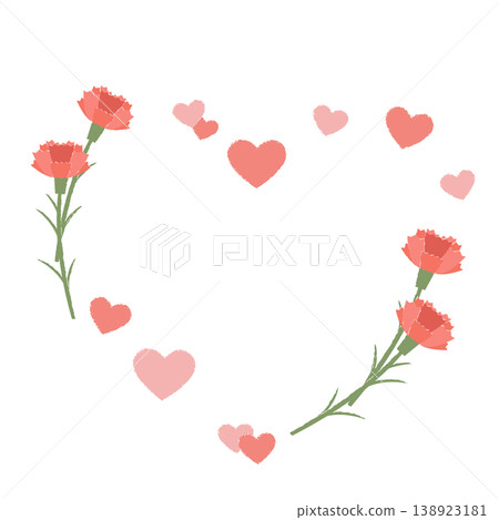 Carnation frame Carnation frame 138923181