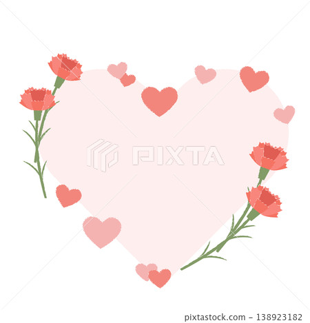Carnation frame 138923182