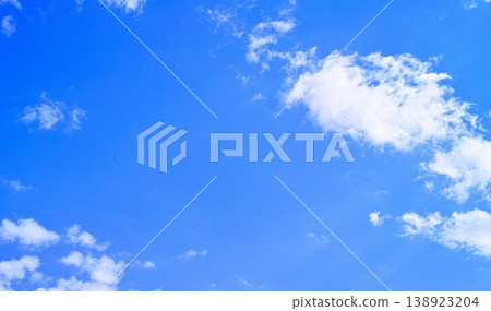 Blue sky and cloud image 138923204