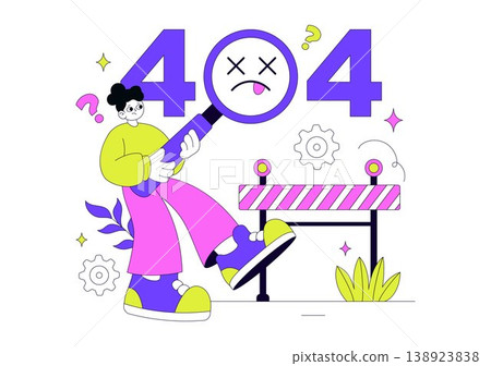 404 Error Vector Illustration Page Not Found Concept With Cute Characters UI Design Website Problem Notification And Modern Digital Error Display 404 Error Vector Illustration Page Not Found Concept With Cute Characters UI Design Website Problem Notification And Modern Digital Error Display 138923838