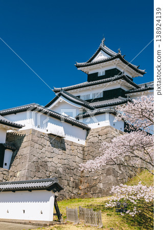 白川Komine城堡和櫻花 138924139