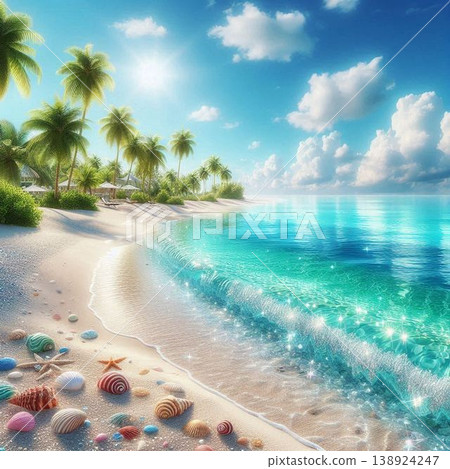 你專屬的私人海灘，一片無人知曉的秘密海灘，一片美麗的沙灘 138924247