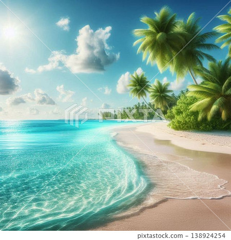 你專屬的私人海灘，一片無人知曉的秘密海灘，一片美麗的沙灘 138924254