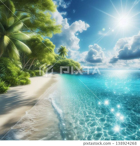 你專屬的私人海灘，一片無人知曉的秘密海灘，一片美麗的沙灘 138924268