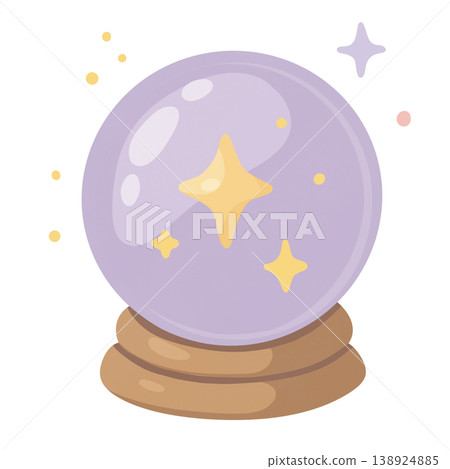 magic crystal ball magic crystal ball 138924885