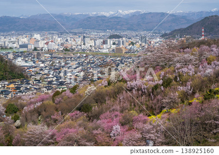 Hanamiyama and Fukushima City 138925160
