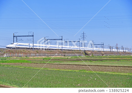 Tokaido Shinkansen, Shin-Yokohama - Odawara, JR West, N700S-3000 series, H6 formation (Hakata), Nozomi Tokaido Shinkansen, Shin-Yokohama - Odawara, JR West, N700S-3000 series, H6 formation (Hakata), Nozomi 138925224