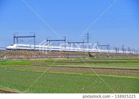 Tokaido Shinkansen, Shin-Yokohama - Odawara, JR West, N700A series 4000 series, F3 formation (Hakata), Nozomi Tokaido Shinkansen, Shin-Yokohama - Odawara, JR West, N700A series 4000 series, F3 formation (Hakata), Nozomi 138925225