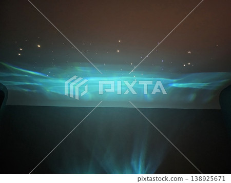 Blue sky with stars and a dark background Blue sky with stars and a dark background 138925671