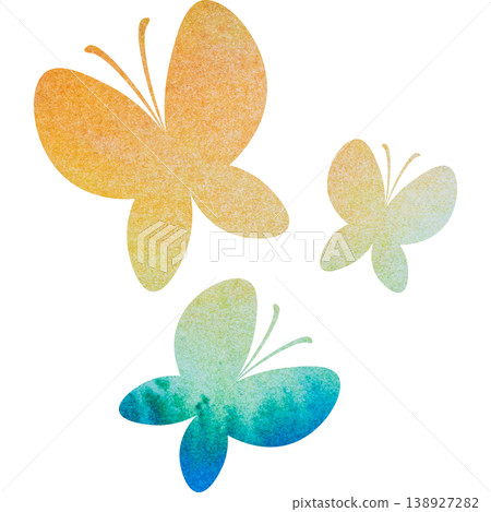 Beautiful watercolor butterfly icon image illustration Beautiful watercolor butterfly icon image illustration 138927282