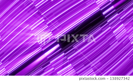 Abstract purple neon light streaks with diagonal motion creating a luminous futuristic background filled with speed, energy, and vibrant glow Abstract purple neon light streaks with diagonal motion creating a luminous futuristic background filled with speed, energy, and vibrant glow 138927342