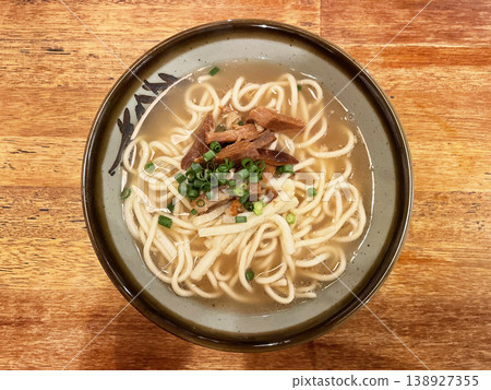 Delicious-looking Yaeyama soba, Okinawa soba, Ishigaki Island, Okinawan cuisine, local cuisine, Yaeyama cuisine 138927355