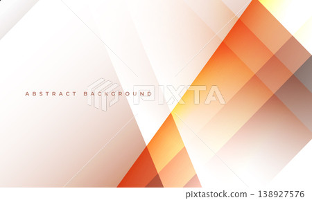 Soft warm orange layered squares, abstract background with translucent panels, gentle light, subtle gradients and airy negative space evoking calm modern elegance for spa, editorial and product 138927576