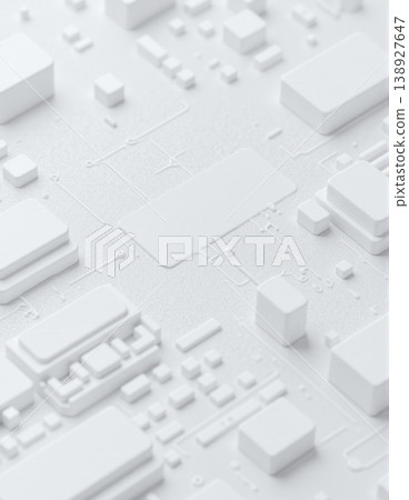 Cyber AI Secure Microchip with Orange Circuitry and Fiber Optic Connection Cyber AI Secure Microchip with Orange Circuitry and Fiber Optic Connection 138927647