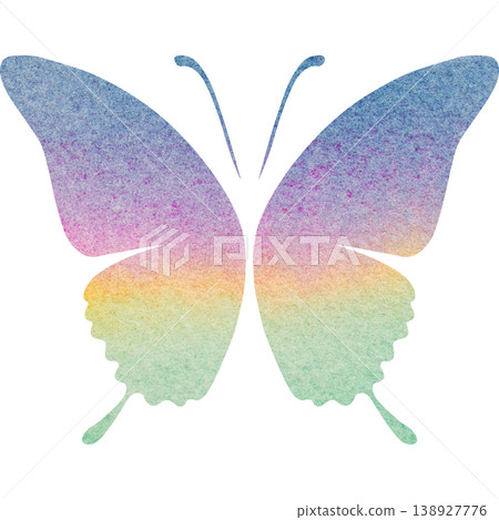 Beautiful watercolor butterfly icon image illustration Beautiful watercolor butterfly icon image illustration 138927776