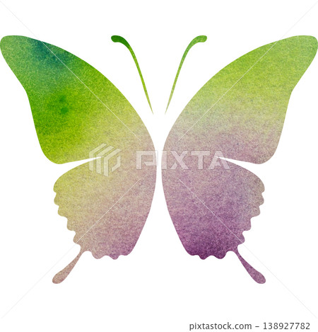Beautiful watercolor butterfly icon image illustration Beautiful watercolor butterfly icon image illustration 138927782
