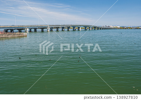 近江大橋、滋賀縣大津市、草津市 近江大橋、滋賀縣大津市、草津市 138927810
