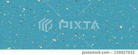 Marble granite background. Terrazzo texture of stone, blue granite abstract background. Empty tile surface sandstone pattern. 138927832