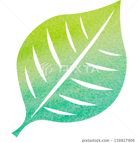Beautiful watercolor leaf icon image illustration Beautiful watercolor leaf icon image illustration 138927906