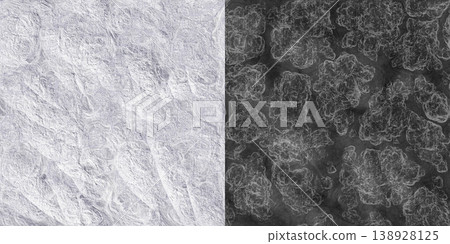 Natural seamless deep cave wall texture. Stone texture via an alpha channel. 138928125