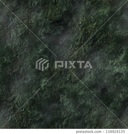 Moss-covered oak tree bark. Moss-covered oak tree bark. 138928135